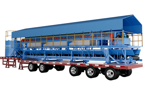 Trailer Mounted Filter Press - Integrated Series | DaZhang Filtrantion